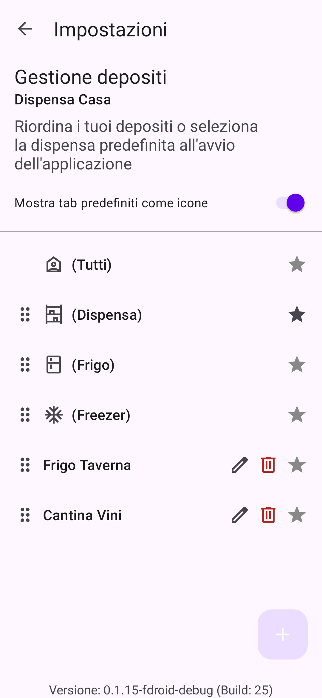 Gestione depositi